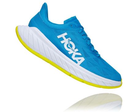 Hoka One One Carbon X 2 Homem - Tenis Corrida Estrada Azuis | PT-eyqYoog